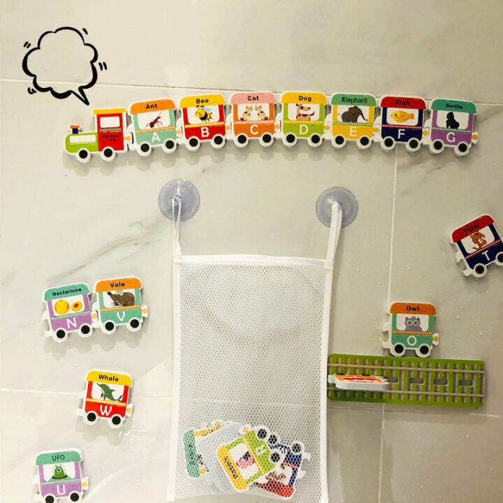 baby-bath-toys-flexible-road-track-train-toy-bathroom-bathtub-soft-eva-paste-early-education-diy-sticker-puzzles-toys-baby-toy