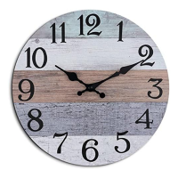 Wall Clock Kitchen Clock Battery Operated,-Clock for Bathroom Kitchen Bedroom