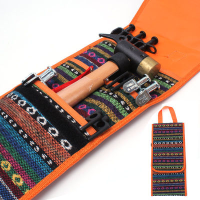 Spot parcel post Outdoor Tool Bag Exported to South Korea Tent Nail Pack Hammer Accessories Storage Bag Ethnic Style Camping Compartment