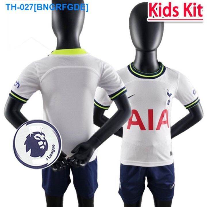 2022-2023-tottenham-hotspur-kids-kit-football-jersey-home-high-quality-fan-edition-shirt-with-epl-patch