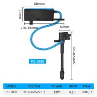 Ac220ปั๊มน้ำแบบจุ่มปลาแบบ3 In 1 ~ 240V ปั๊มกรองปลาเล็กตัวกรองแบบปรับหดได้