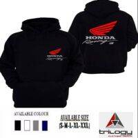 ใหม่ เสื้อแจ็กเก็ตแขนยาว มีฮู้ด ทรงหลวม ขนาดใหญ่ โอเวอร์ไซซ์ ลายโลโก้ JUMPER HONDA RACING UR PREMIUM คุณภาพสูง สําหรับผู้ชาย และผู้หญิง