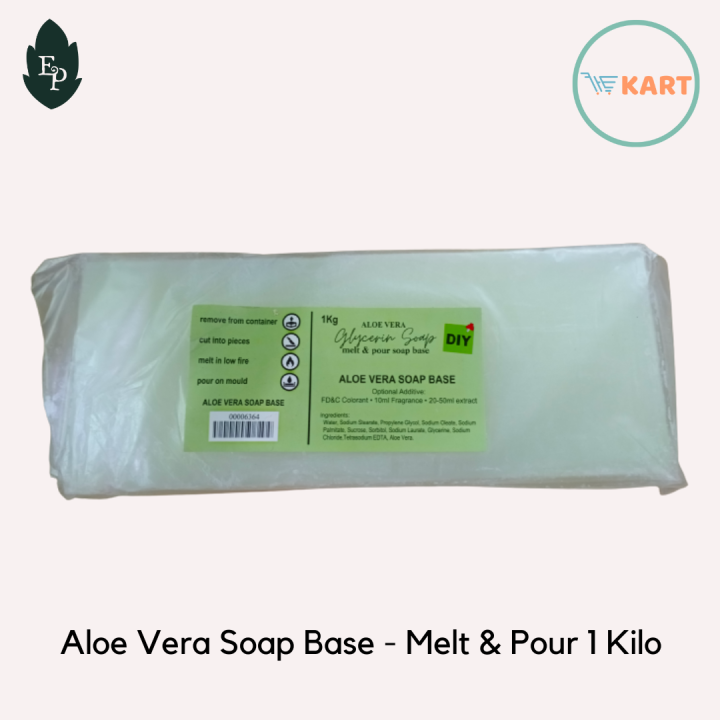 Aloe Vera Soap Base Melt & Pour 1 Kg Lazada PH