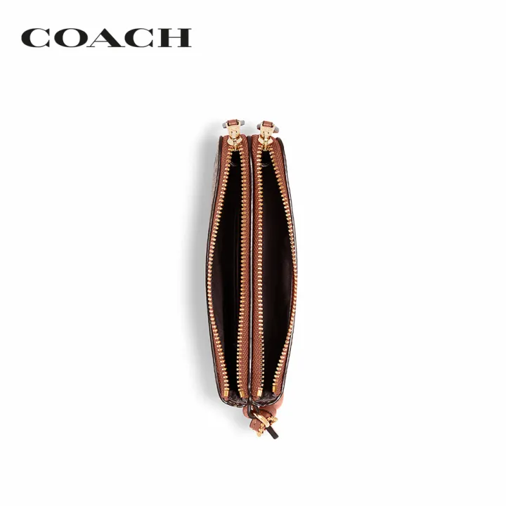 coach-กระเป๋าคล้องมือผู้หญิงรุ่น-double-corner-zip-wristlet-in-signature-canvas-สีหลากสี-87591-ims5u