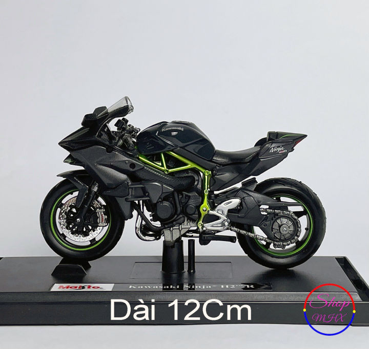Mô hình xe mô tô Kawasaki Ninja H2R 118 Maisto  banmohinhtinhcom