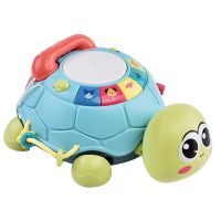 Musical Turtle Baby Toys Infant Light Up Music Toy Tummy Time Development, Crawling Easter Toys for 7 8 9 10 Month Old