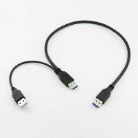 1 PC USB 3.0 untuk USB 2.0 dan USB 3.0 Male Plug Y Splitter Kabel Adaptor Ekstensi kabel 20 Cm 50 CM