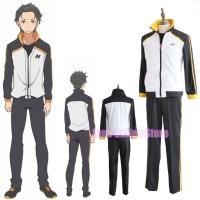 Anime Re: Zero Kara Hajimeru Isekai Seikatsu Subaru Natsuki Cosplay Costume Men Women Halloween Party Sportswear Uniform