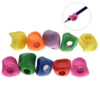 10pcs/lot Silicone Pen Gripper Baby Learning Writing Tool Correction Device Fish Pencil Grasp Writing Aid Grip Stationery