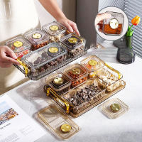 Dim Sum Box Boiling Tea In A Furnace Split Storage Living Room Candy Tray Creative Divided Fruit Tray Fruit Plate