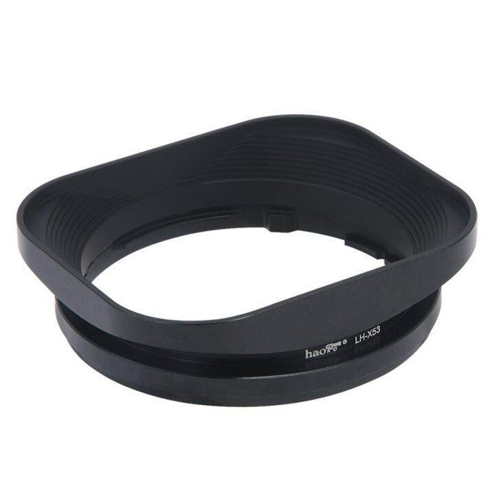 Haoge LH-X35 Bajonett Quadratisch Metall Gegenlichtblende Für Fujifilm Fuji Fujinon XF 35mm F/2 R WR XF35mmF2, XF 23mm F2 R WR XF23mmF2 Und XC 35mm F2 XC35mmF2 Objektiv Ersetzt LH-XF35-2