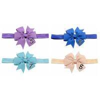 Baby Girls Headband Elastic Hair Bow Infant Toddler Bow Hair Accessories-567