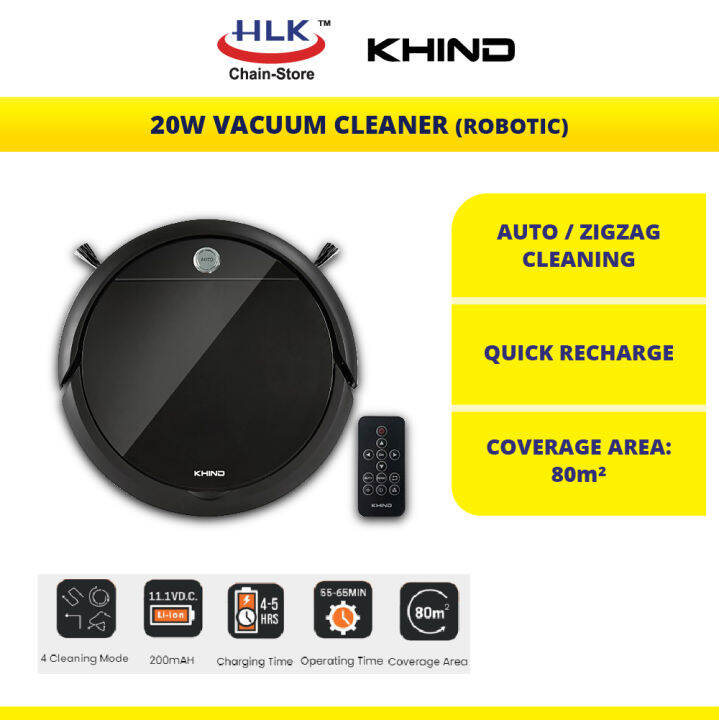 KHIND 20W Vacuum Cleaner (Robotic) VC9X6A Lazada