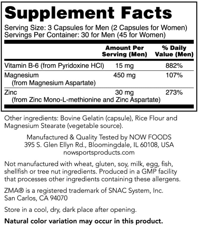 zma-เพิ่มระดับฮอร์โมนเทสโทสเตอโรน-เสริมเสริมกล้ามเนื้อ