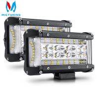 MICTUNING 2Pcs 5 quot; 72W Spot Flood Combo Work Lights LED Work Light Bar Off Road Driving Fog Lamp For 4X4 Truck ATV SUV Jeep Boat