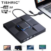 Titric USB 3.0 Type C External CD ไดรฟ์ดีวีดี RW ไดรฟ์ออปติคัล DVD Burner DVD DVD Writer สำหรับแล็ปท็อป PC Dvd Burner Dvd Portatil