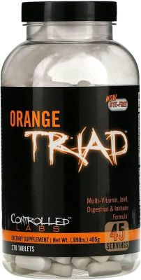 Controlled Labs Orange Triad (270เม็ด) วิตามินรวมสูตรAll-In-One +บำรุงไขข้อ
