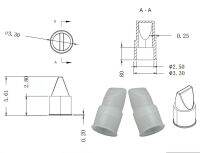 10ชิ้นโปร่งใสซิลิโคน Duckbill วาล์ว One-Way Check Valve3 * 2*3มม. สำหรับ Liquid และ Gas Backflow ป้องกัน