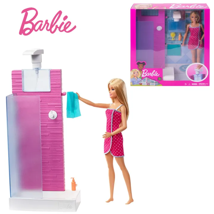 barbie themed bathroom