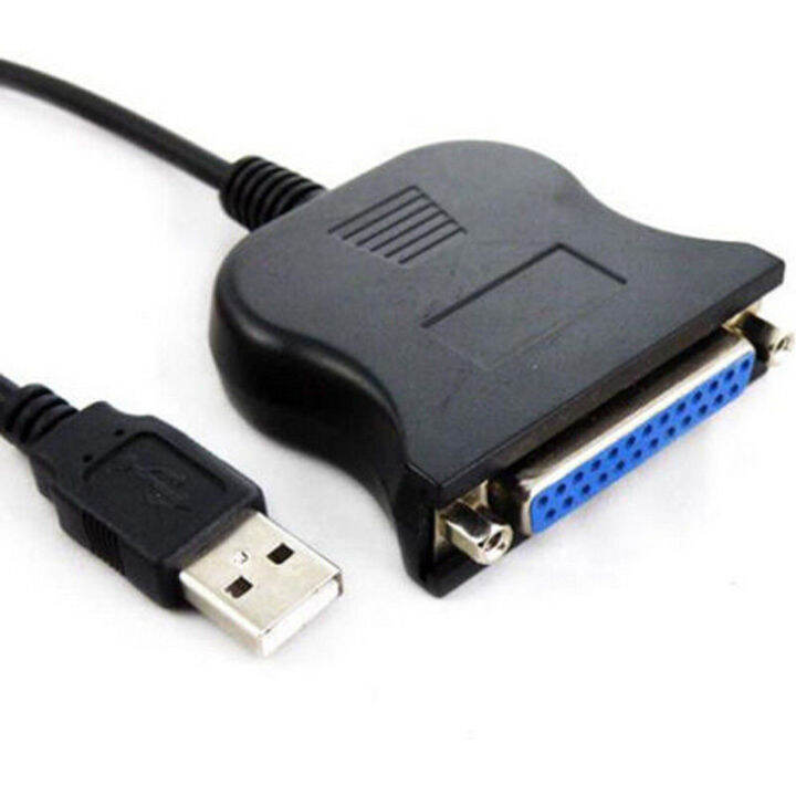 IEEE 1284 25 Pin Parallel Port To USB 2.0 Printer Cable USB To Parallel