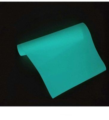 【❂Hot On Sale❂】 shang815558 ไวนิลถ่ายโอนความร้อนเรืองแสงในสีน้ำเงินเข้ม Htv สำหรับเสื้อยืดไวนิลเหล็ก-บนรีดร้อนเรืองแสงสีฟ้าฟิล์มการตกแต่งบ้านงานฝีมือตัดง่ายวัชพืช