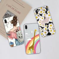 เคสใสสำหรับ Vivo V11i ลายการ์ตูนน่ารัก,เคสโทรศัพท์หลังซิลิโคนนิ่มลายหมีสายรุ้งเดซี่สำหรับ Vivo V11 Pro VivoV11 Pro V 11 11i VivoV11i 1806 1804 Funda Capa Coque Bumper