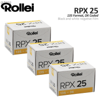 1-10ม้วน Rollei RPX 25 135 35มม. ฟิล์มลบสีดำและสีขาว (36แสง/ม้วน) สำหรับกล้อง M35 Kodak (วันหมดอายุ: 8. 2025) Guteng