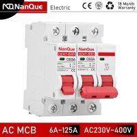 AC Circuit Breakers 1P 2P 3P 4Poles 6A/10A/16A/20A/32A/40A/50A/63A/100A/125A MCB Home Electric Power Protector Main Switch Breakers Load Centers  Fuse