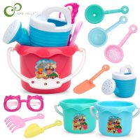 9Pcs Summer Outdoor Seaside Beach Children Toy Set Shovel Bucket Tool Sand Digging Game Color Multifunctional Puzzle Gift XPY