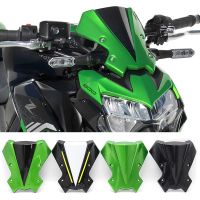 ✐ที่เบนทางลมแอร์กระจกบังลมกระจกรถจักรยานยนต์สำหรับ KAWASAKI Z 900 Z900 Z650 2020