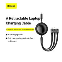 Baseus 100W 3in1 USB C Cable Fast Charge สายชาร์จ สายชาร์จไว TypeC