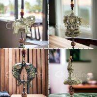 ระฆังลม โมบายกระดิ่งลม  โมบายทองเหลือง วินเทจ Wind Chimes Vitage 1 ชั้น 1ลูก ? ของตกแต่งบ้าน เสริมมงคล