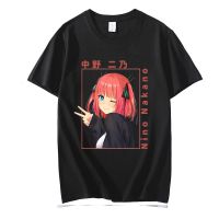 2021อะนิเมะร้อน Nino Nakano T เสื้อ Quintessential Quintuplets ผู้หญิงแฟชั่นเสื้อยืดกราฟิก Hip Hop Top Tees Kawaii เสื้อผ้า