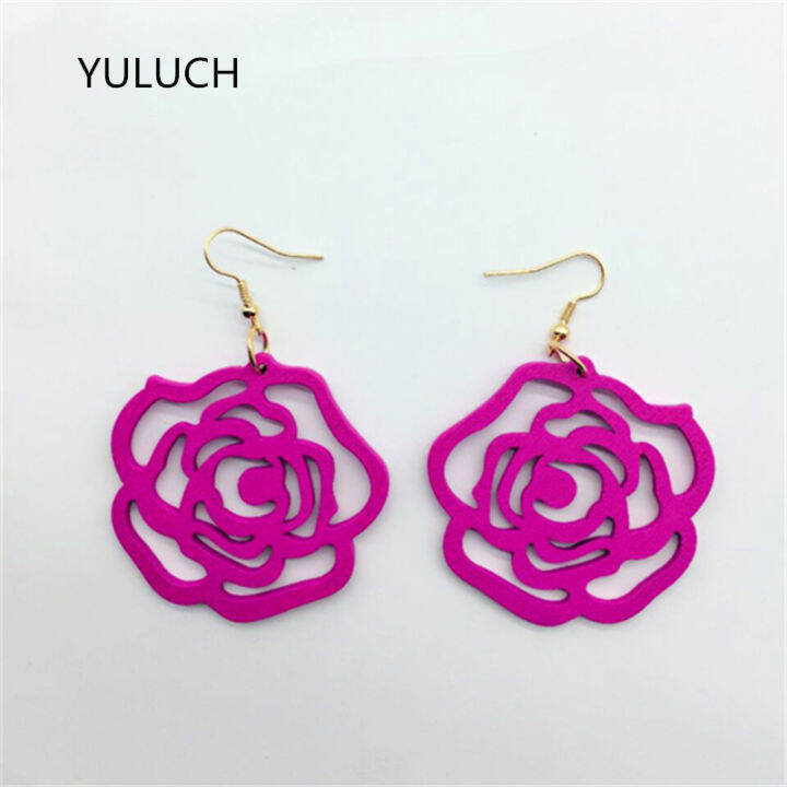 yuluch-pair-new-design-good-african-wood-rose-flower-earrings-latest-new-arrival-round-new-design-quality