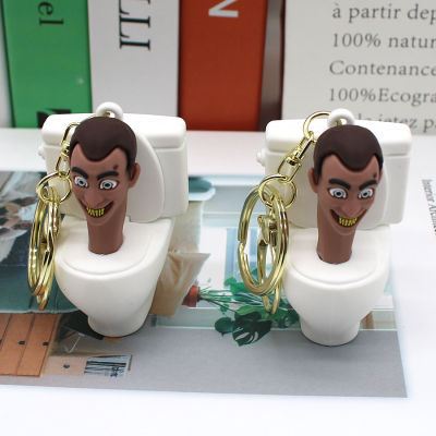 Skibidi toilet Toilet Man Photography Man doll keychain bag pendant Personality