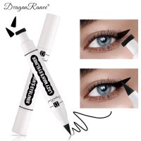 Color Lazy Eyeliner Double headed Seal Waterproof Eyeliner Black White Eyeliner Pen Pearl Eye Shadow Pen Waterproof and Sweat