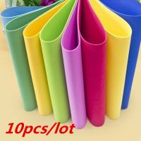 10 Sheets Thick Multicolor A4 Sponge EVA Foam Paper Kids Handmade DIY Hand Craft Cards &amp; Card Stock Adhesives Tape