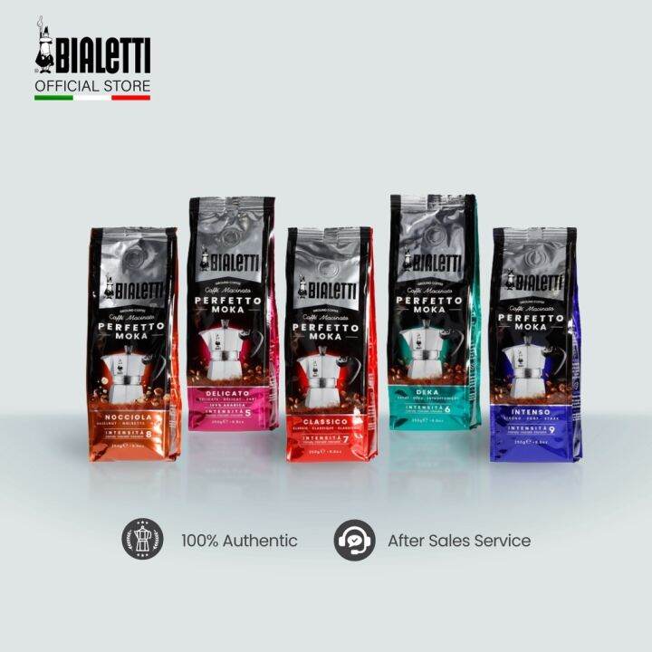 Coffee Bialetti Perfetto Moka Coffee Powder Ground Coffee Robusta