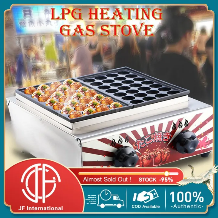 【ready stock】Takoyaki Maker 56 Holes Grill Octopus Ball Baking Machine