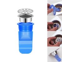 Floor Drain Anti Odor Smell Sinks Sewer Pipe Silicone Stopper Waste Hair Clogging Water Filter Bathroom Kitchen Toilet Strainers Dishracks Sink access