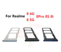 ถาดใส่ซิมสำหรับ Realme 8 Pro 8i 8S 4G 5G กระเป๋าเก็บบัตร