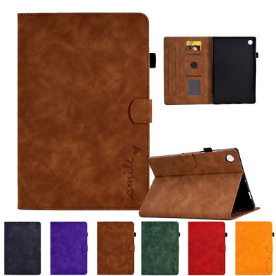 เคสอัจฉริยะสำหรับ Lenovo Tab M10 3rd Gen 10.1 "TB328XU TB328FU กรอบแท็บเล็ตอัตโนมัติเคสพับฝาเป็นฐาน TPU