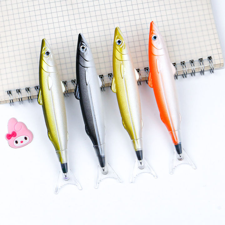bv-amp-bv-พร้อมส่งในไทย-a226-ปากกาปลา-หมึกสีดำ-ปากกา-สไตล์ใหม่-fish-pen