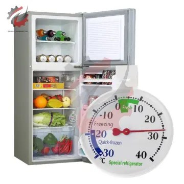  Refrigerator Freezer Thermometer Fridge Refrigeration Temperature  Gauge Home Use -30℃～30℃Kitchen Tools Termometer Digital : Home & Kitchen