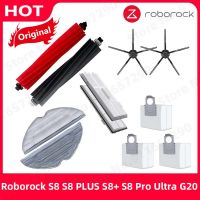 Original roborock S8 S8 PLUS S8 S8 S8 PRO Ultra อะไหล่แปรงด้านข้างกรอง Mop choth ฝุ่นสะสมเครื่องดูดฝุ่นอุปกรณ์เสริม