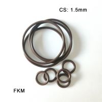 10pcs FKM Rubber O-Rings Seal CS 1.5mm Fluorine Rubber Washers OD 4.5mm~65mm Sealing Elastic Band Water Seal Ring Gasket Gas Stove Parts Accessories