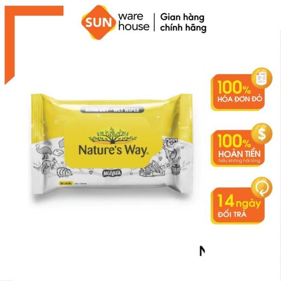 Khăn giấy ướt nature s way không mùi - ảnh sản phẩm 1