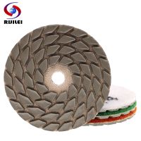 10 PCS 3Inch Dry Polishing Pad For Granite Marble 4 Step Super Sharp Wall Diamond Sanding Disc For Sintered Stone