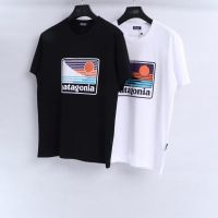 Patagonia Outdoor Sports Sunset Sunset Pattern Retro Short-sleeved T-shirt