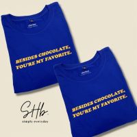 [มีสินค้า]เสื้อยืดผู้หญิง เสื้อเชิ้ตแขนสั้น sherbettee|เสื้อยืดลาย besides chocolate,